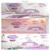Rainbow  Air Balloon Unicorn Star Cloud Love Wall Decal Self-Adhesive Sticker Bedroom Dormitory Decor