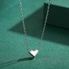 MODIAN Minimalism 925 Sterling Silver Exquisite Heart Necklace Pendant For Women Wedding Engagement Fine Jewelry