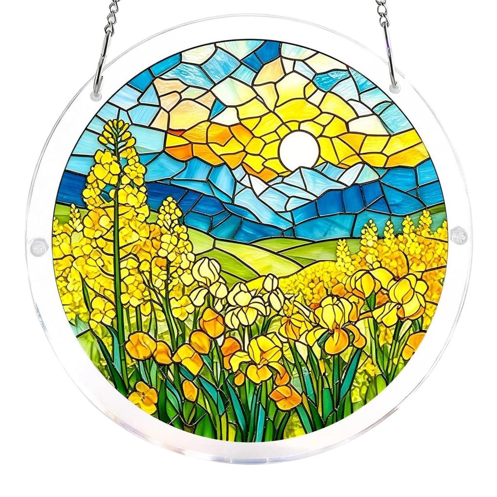 Acrylic Puzzle Window Decoration, 83-piece Acrylic Puzzle Garden Decoration, Birthday Gift Home Decor.