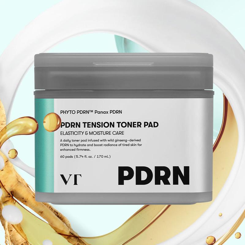 VT COSMETICS PDRN Tension Toner Pad 170ml 60EA