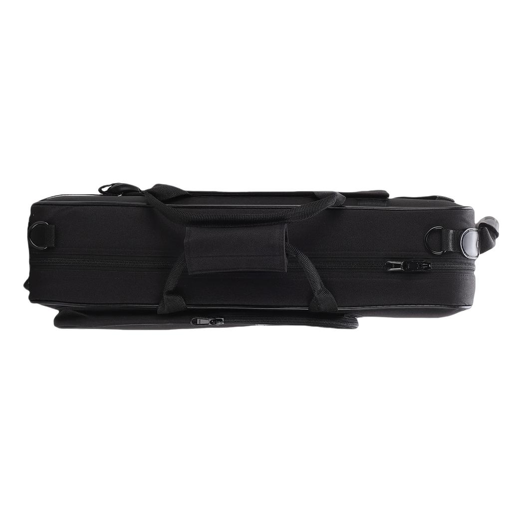Trumpet Carrying Case with Side Handle Portable Storage Bag for Brass Wind Instrument Adjustable Shoulder Strap Water Proof Oxford Cloth