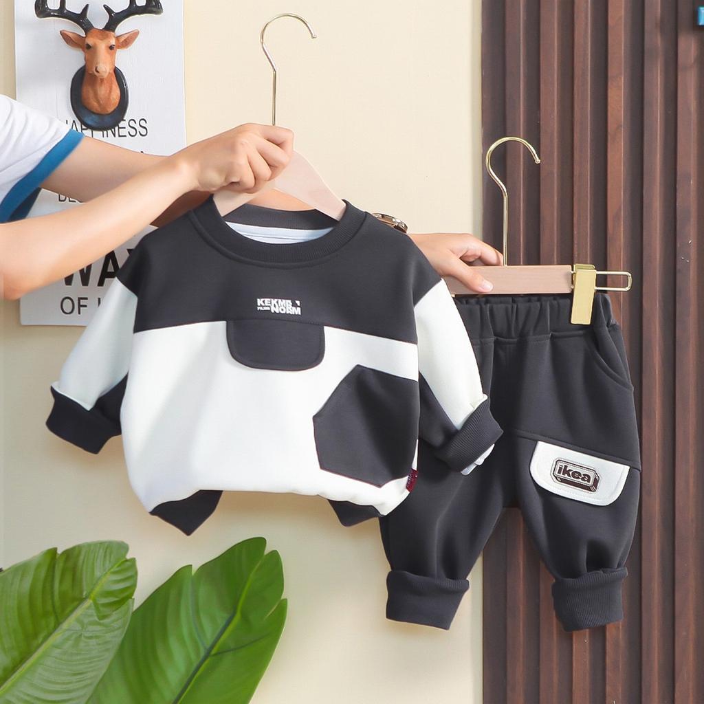 Kid's 2 Piece Printed Suit Short Sleeve Button Up Top Wide Leg Pants Suit Set Pajamas Home Casual Suit