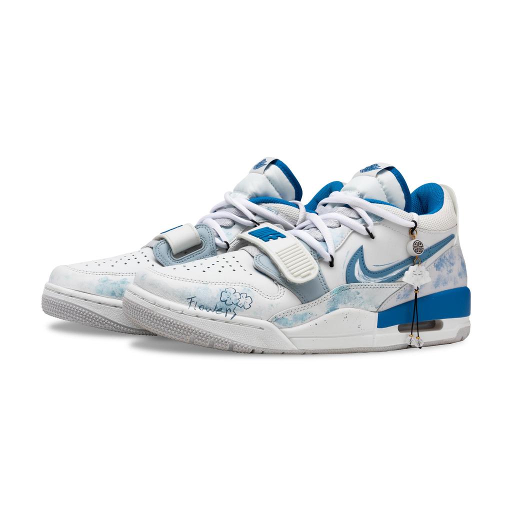 Jordan Legacy 312 Classic And Versatile Abrasion Resistant Slip Resistant Low top Vintage Basketball Shoes Men's HJ3480-140(Team348-2)