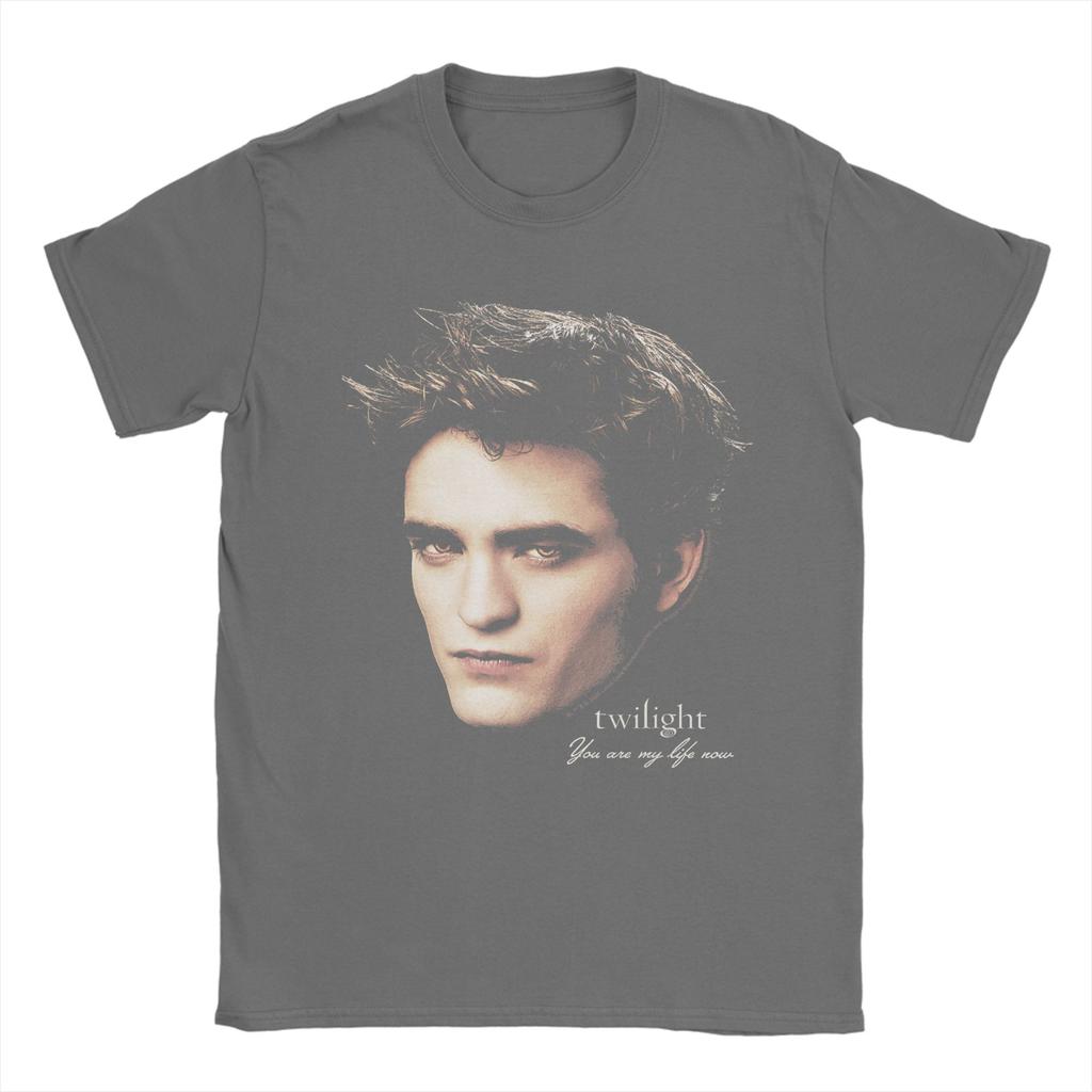 Twilight Edward Oversized Portrait Vampire Movie T Shirt Unisex YK TShirts O Neck Hip Hop Tee Shirt Casual Oversized Clothing