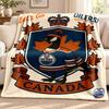 Edmonton Oilers blanket Flannel Blanket Soft Cozy Plush Throw for Sofa Bed Lightweight Home Decoration Outdoor camping