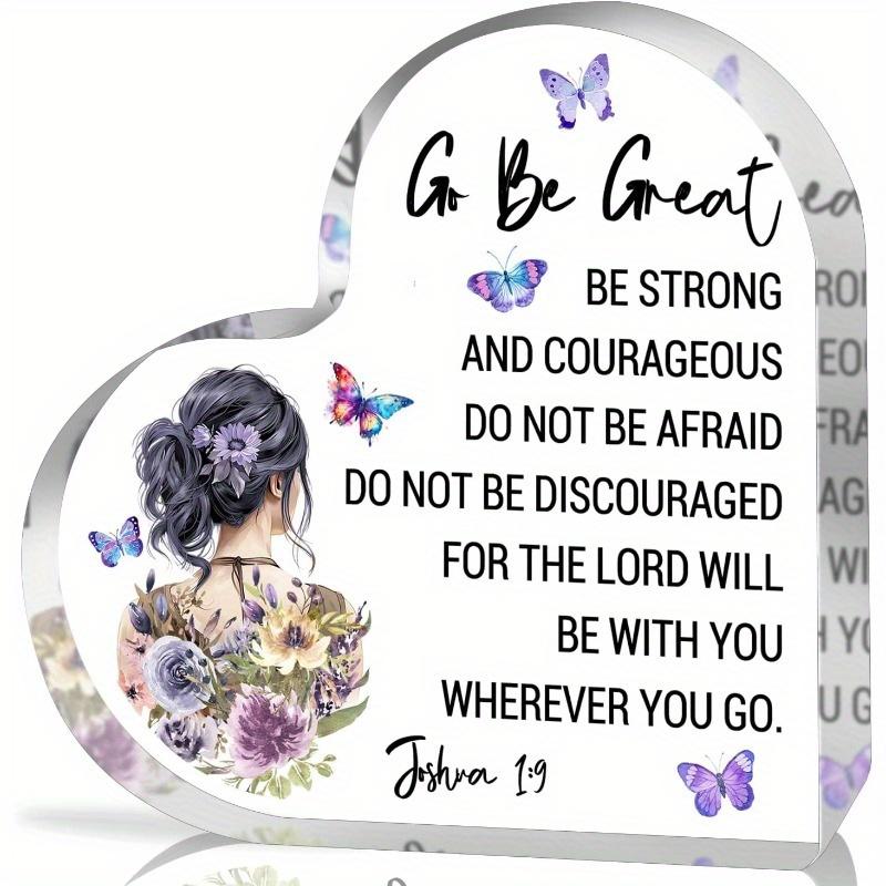 

Христианский подарок «Будь великим» - Вдохновляющий подарок с библейским стихом и фотографией чистый