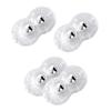 4pcs Quick Install Stick Furniture Wheel with Stable Steel Bearing Heavy Load Furniture Movers Set for Stabilities