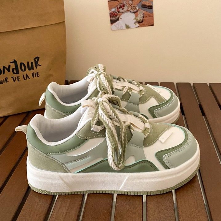 

Xiaobai women s shoes versatile women s shoes platform niche student fashion board women s shoes 40 бежевый