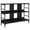 Sideboard In Black Oak Look 102 X 32 X 73.5 Cm