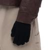 Velsey Wool Blended Classic Lip Glove [BLACK]