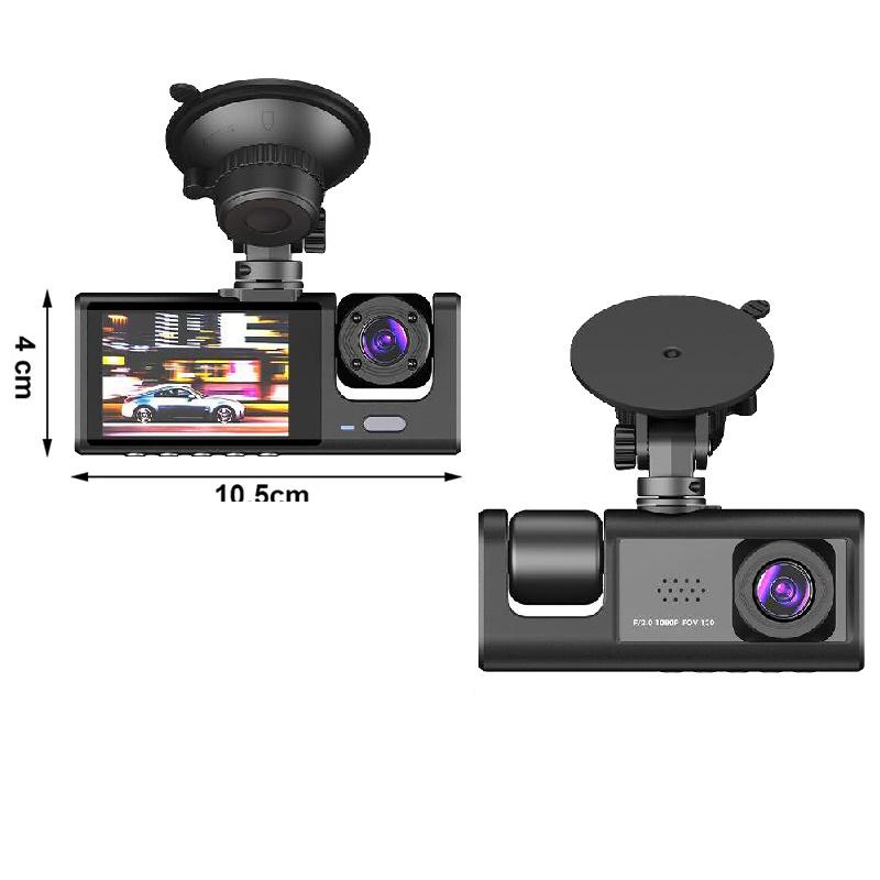 2 or 3 Channel Dashcam, Full Coverage of Front, Rear & Interior for All-Day Vehicle Protection