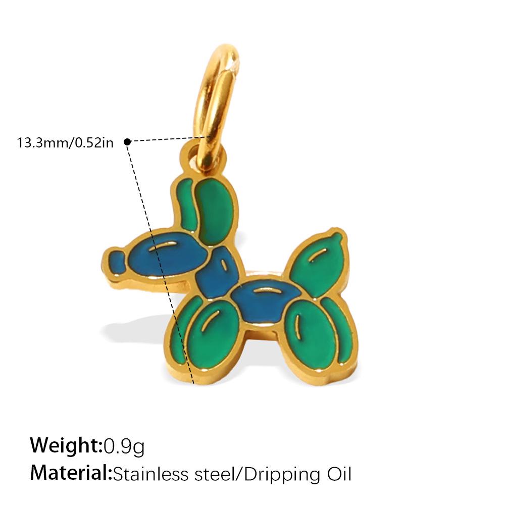 Adorable Animal Charm Series: Cat, Dog & Squirrel Pendants for DIY Bracelets
