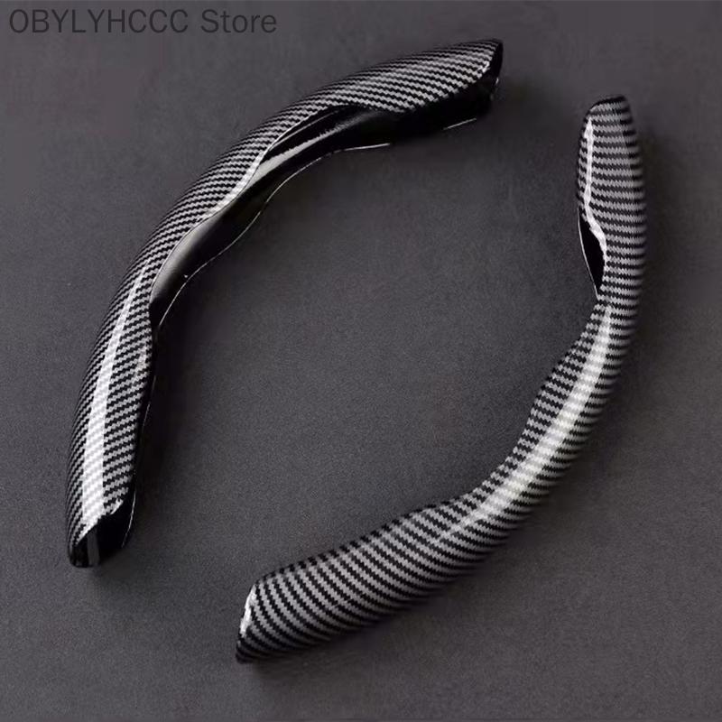 Car Carbon Fiber Water Transfer Steering Wheel Cover Non-Slip Grip For Peugeot 4008 508L 5008 408 2008 3008 308S e2008 301