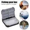 Multi-compartment Fishing Tackle Boxes Storage Case Semi-Automatic Opening ABS Fish Spoon Hook Bait Storage Case