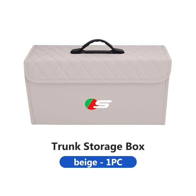 For Jaguar Car Interior Trunk Storage Box Leather Tools Storage Case Bag XF XJ XE XK S-Type F-Type X-Type F-Pace I-Pace E-Pace SS2