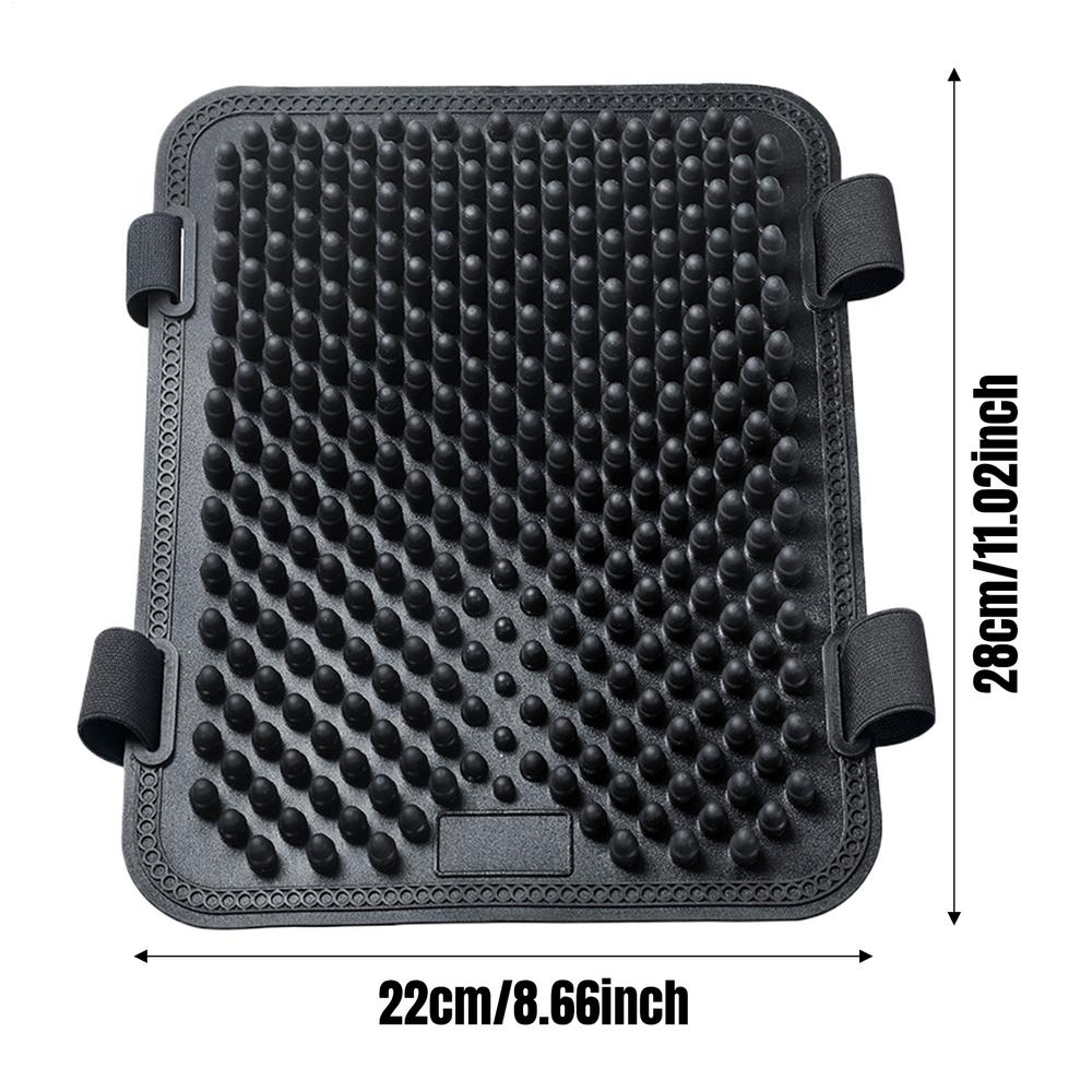 

Motorcycle Seat Cushion Motorbike Cooling Seat Pad Shock-Absorbing Motorcycle Sitting Cushion for Offroad Driving Commuting чёрный