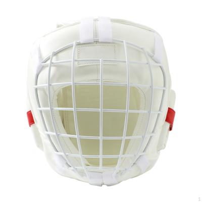 Boxing Headgear Forehead and Ear Protection Ventilated Full Face Guard for Grappling
