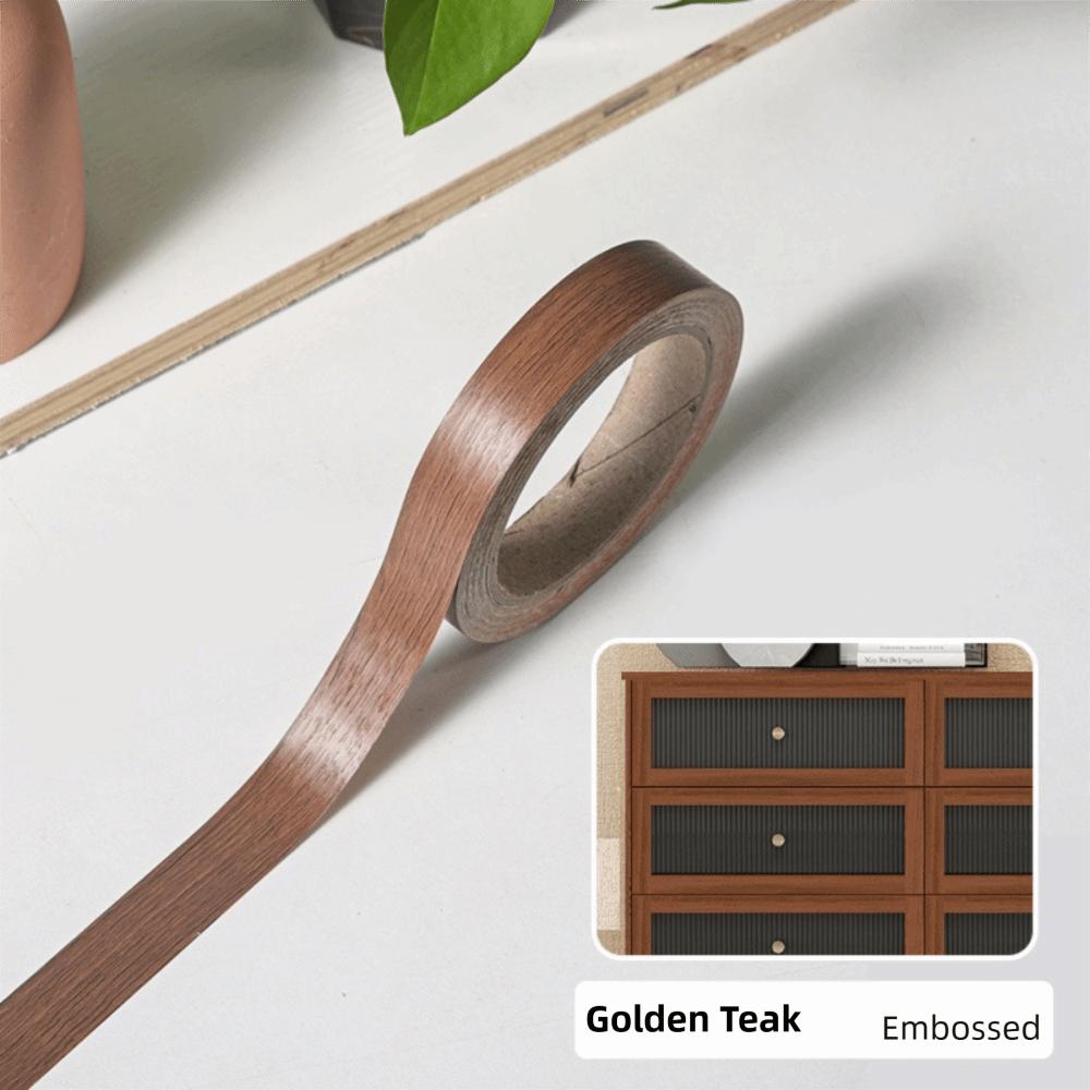 

Wood Grain Veneer Edge Banding Tape Multiple Styles 2cmx10m Beautiful Seam Stickers Glossy/Smooth Sanded Thicken Gap Sticker