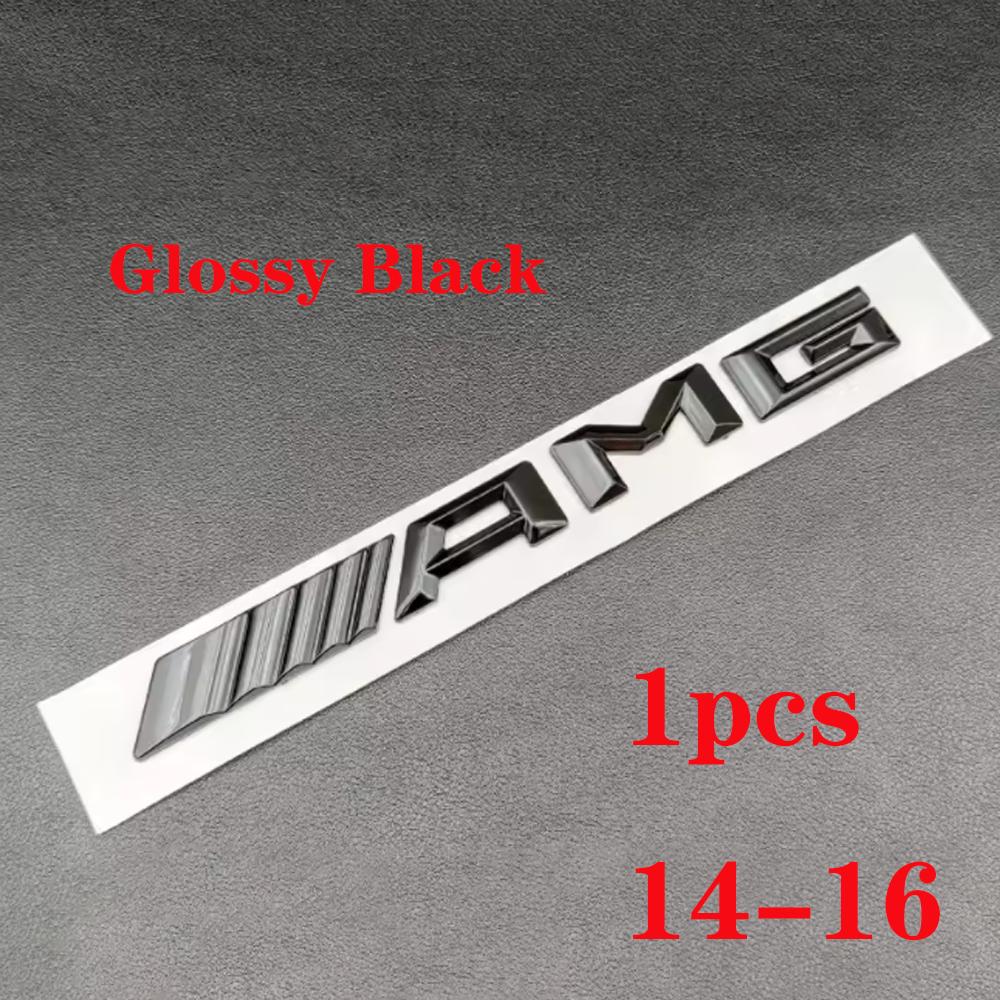 

3D Car Rear Trunk Emblem, Decal Letters Sticker, Mercedes Benz AMG A B C E G CLA W211 W203 W204 W210 W124 Accessories, 1Pc