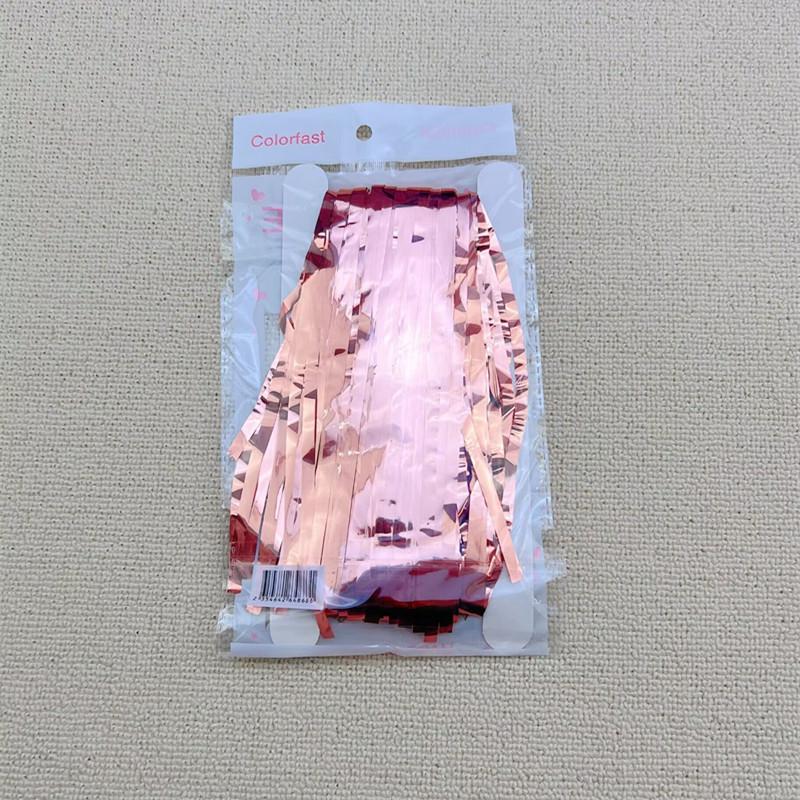 Children's First Birthday Laser Rain Curtain Tassel Balloons Decoration Set
