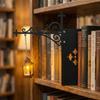 Vintage Halloween Reading Light Metal Bookshelf Ghost Light Library Reading Lamp  Bookshelf