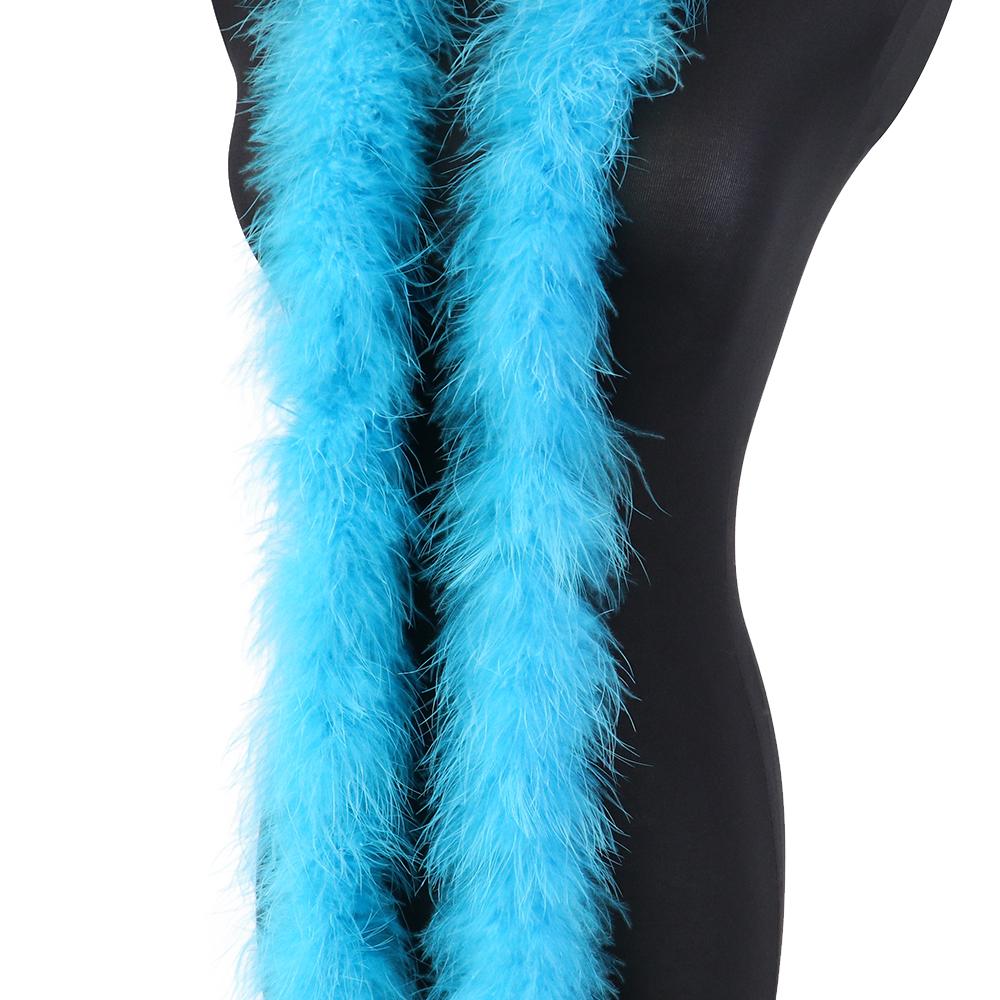 20G Měkké Marabu Peří Boa Pro Šperkařské Řemesla Doplňky Svatba Party Dekorace Pódiové Rekvizity Nadýchané Krůtí Peří