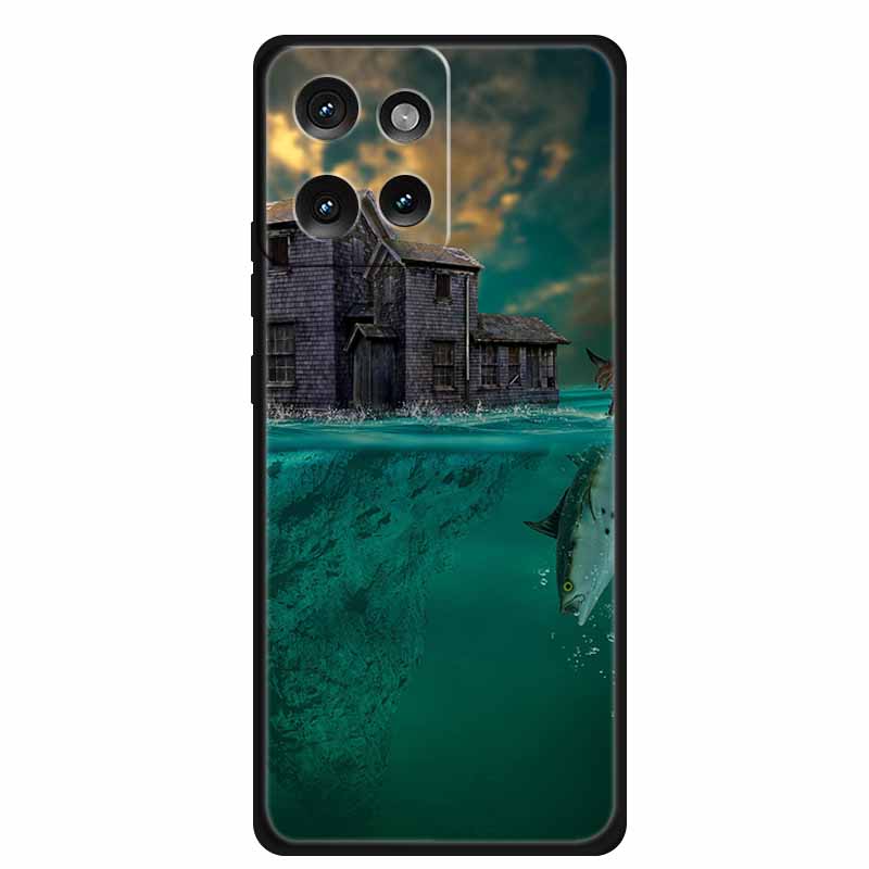 For Motorola Moto Edge 50 5G Case Fashion The Planet Soft Silicone TPU Phone Cases Back Cover XT2407-1 Scenery Protective Coque