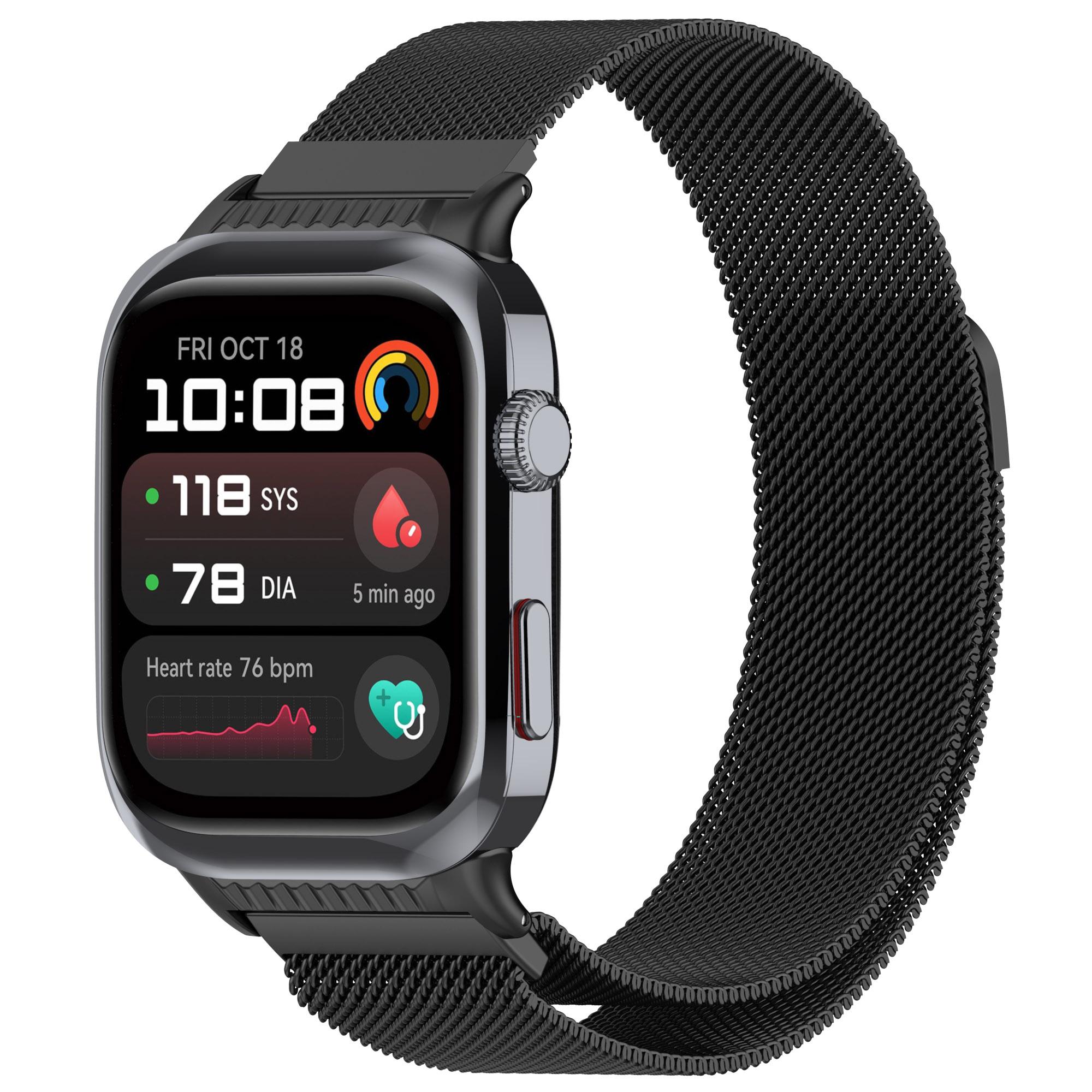 

For Huawei Watch D2 Watch Band Magnetic Milanese Loop Stainless Steel Strap Silver