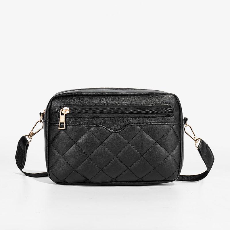 Embroidered Camera Crossbody Shoulder Bag