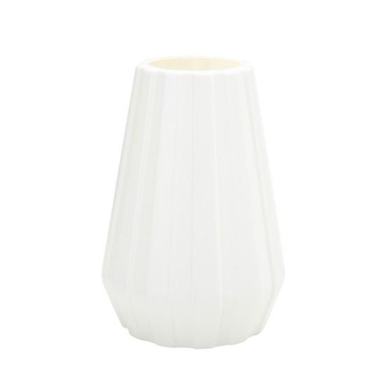 

Пластиковый горшок в скандинавском стиле, геометрическая ваза, держатель для сушеных цветов, настольный декор белый