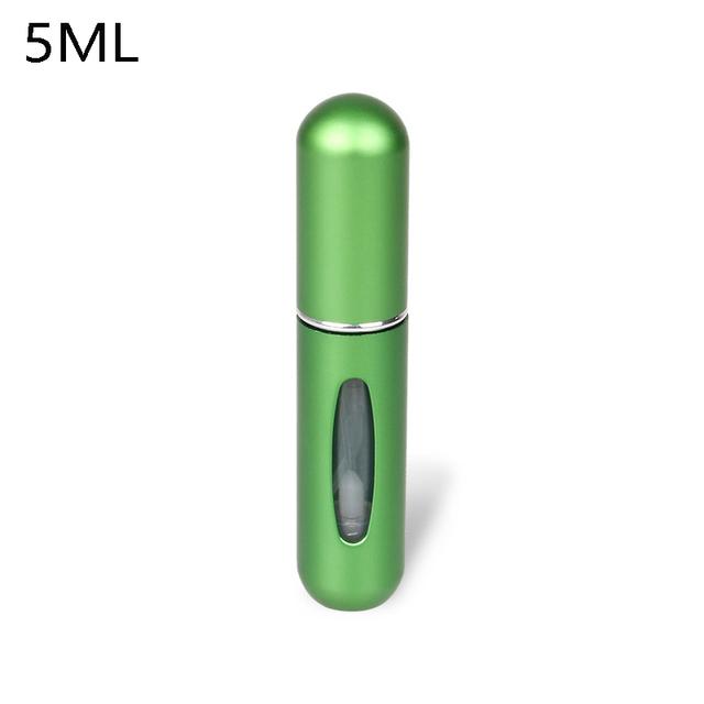 8/5ml Parfymfördelare Bärbar Vätskebehållare För Kosmetika Resor Mini Aluminiumspray Alkohol Tom Påfyllningsbar Flaska