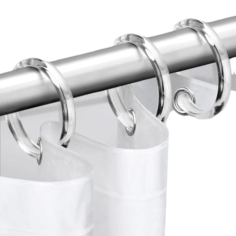 12 Stück Offene Vorhangringe Vorhangringe Runde Ringe Duschvorhangclips Für Vorhänge Und Gardinenstangen