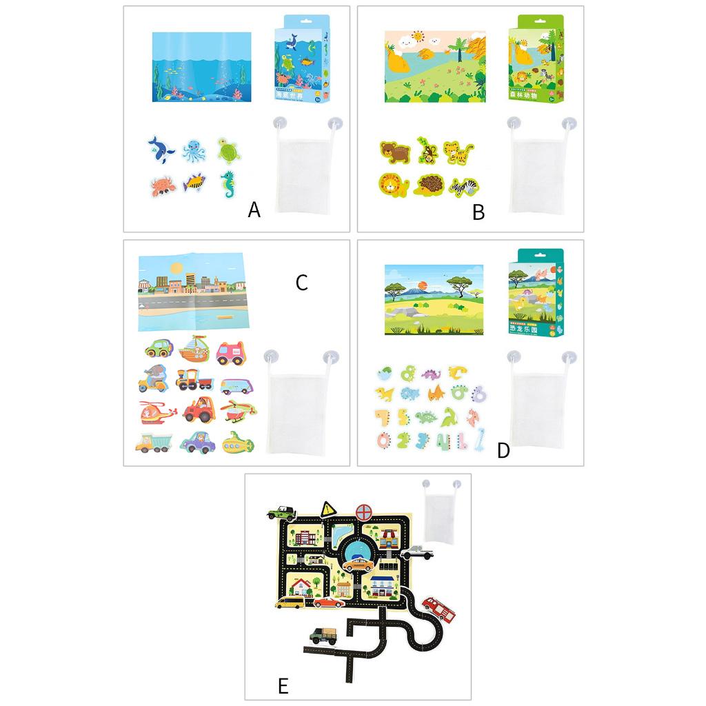 Baby Bath Toys Funny Animal Floating Toy Dinosaur Cognitive Toy EVA Bathing Toys for Kids Children Bathroom Play Game