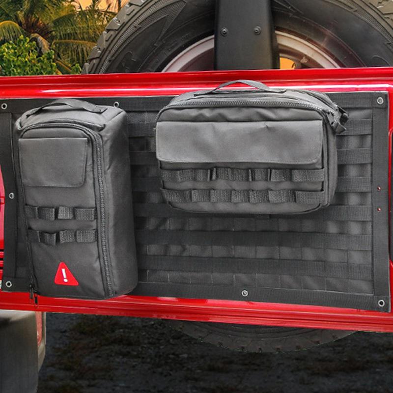 Heckklappenaufbewahrung Für LKW Organizer Aufbewahrungstasche Aufbewahrungstasche Werkzeug Mit Mehreren Taschen Auto Heckklappenaufbewahrungsorganizer Leinwand Für
