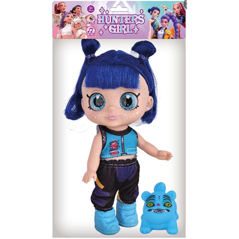 2026 Hot Anime KPop Devil Hunter Doll Vinyl Toy Rumi Mira Zoi Character Vinyl Mask Blind Box Ornament Toy Birthday Gift 5D Eyes