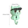 Cartoon Cat Key Hook Strong Adhesive Wall Hooks for Home Decoration