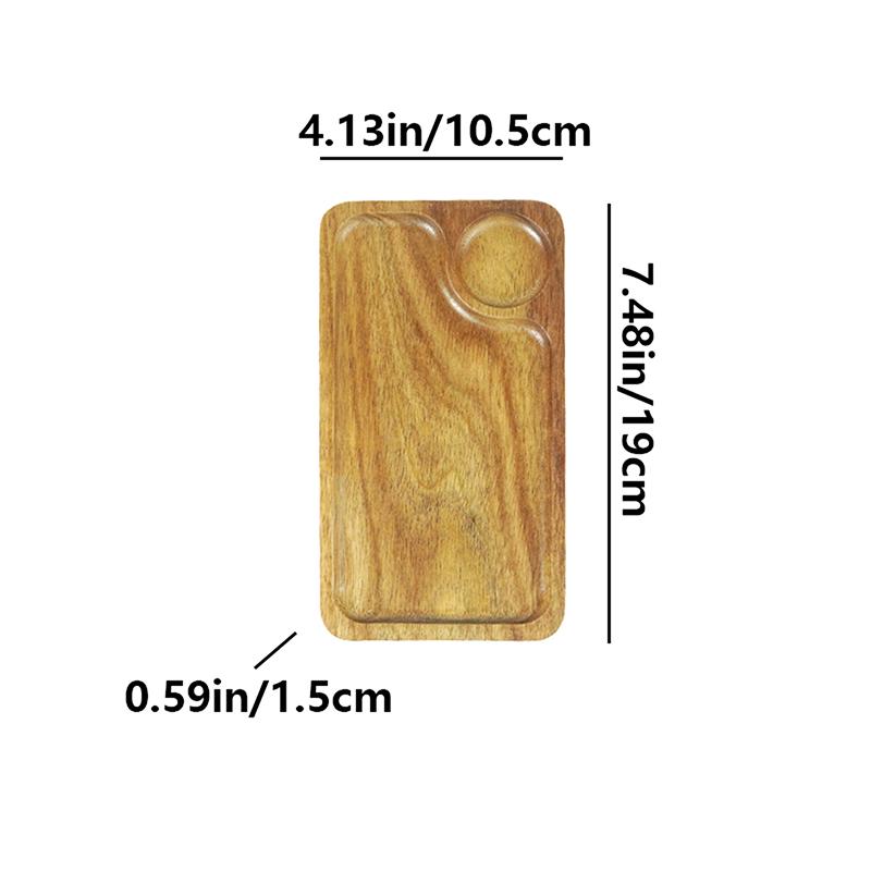 

Деревянный поднос для чая/кофе, фруктов, десертов, конфет, декоративный деревянный поднос для хлеба, закусок, тортов, еды, столовых приборов