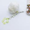 Soft Hair Ball Phone Chain Ornament Pretty Star Keyring for Mobile and Purse