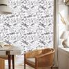 Wallpaper Butterflies Plants Flowers for Living Room and Bedroom 50x1000