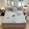 Luxurious Faux Rabbit Fur Bed Skirt & Velvet Mattress Protector
