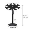 Desktop Microphone Stand Holder With 8 Slots For Secure Storage And Easy Organization Of Multiple Mics