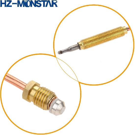 Low Pressure LPG Propane Gas Fireplace Fire Pit Flame Failure Safety Control Valve Kit with Igniter Assembly Fire Pit Igniter, Push Button Ignition