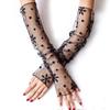 Mesh Ice Sleeves Women's Summer Lace Anti UV Thin Long Sleeve Cycling Gloves Driving Sunscreen Sleeves