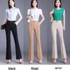 Autumn New Style Slim-fit High-waisted Wide-leg Suit Pants for Women – Stretchy, Comfortable, and Flattering