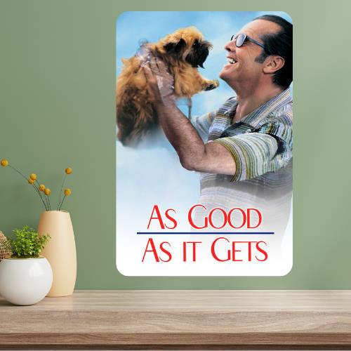 As Good It Gets Classic Movie Metal Poster Sign 20x30cm（7.8x11.8inch）