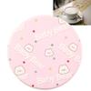 Round Cartoon Diatom Mud Coaster Water Absorbent Coaster Cutlery Insulation Anti Scalding Pad Marble Table Decor