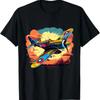 Spitfire Airplane Pilot Aviator Military Warbirds Vintage T Shirt Vintage Washed Breathable Top For Everyday Wear Comfortable