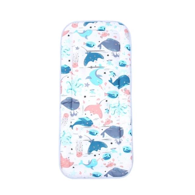 Stroller Cotton Cushion Thickened Shock Absorption Cart Mat Baby Stroller Pad Dining Chair Rocking Chair Cradle Cushion