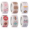 500 Handcrafted Bakery Sealing Stickers