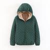 Damen Langarm Reißverschluss Vorne Kapuze Warm Lässige Raglanjacke Mit Taschen Mantel Outwear